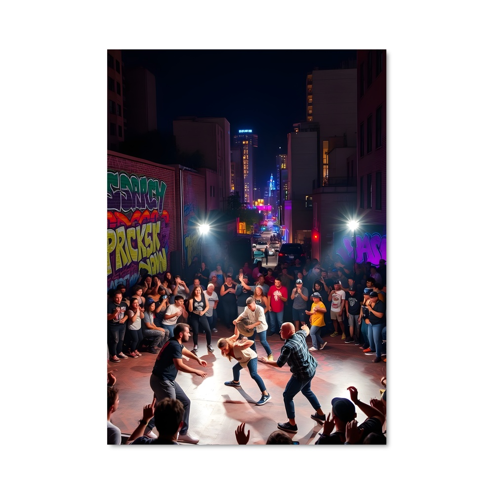 Poster Red bull illuminés